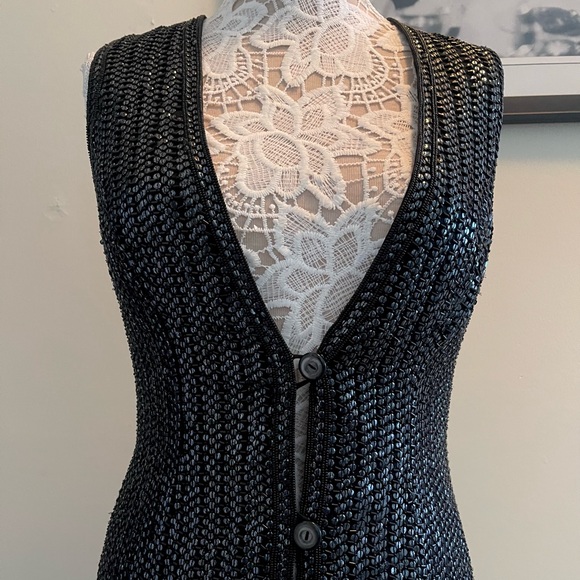 Silk sequin vest size M - Picture 8 of 14